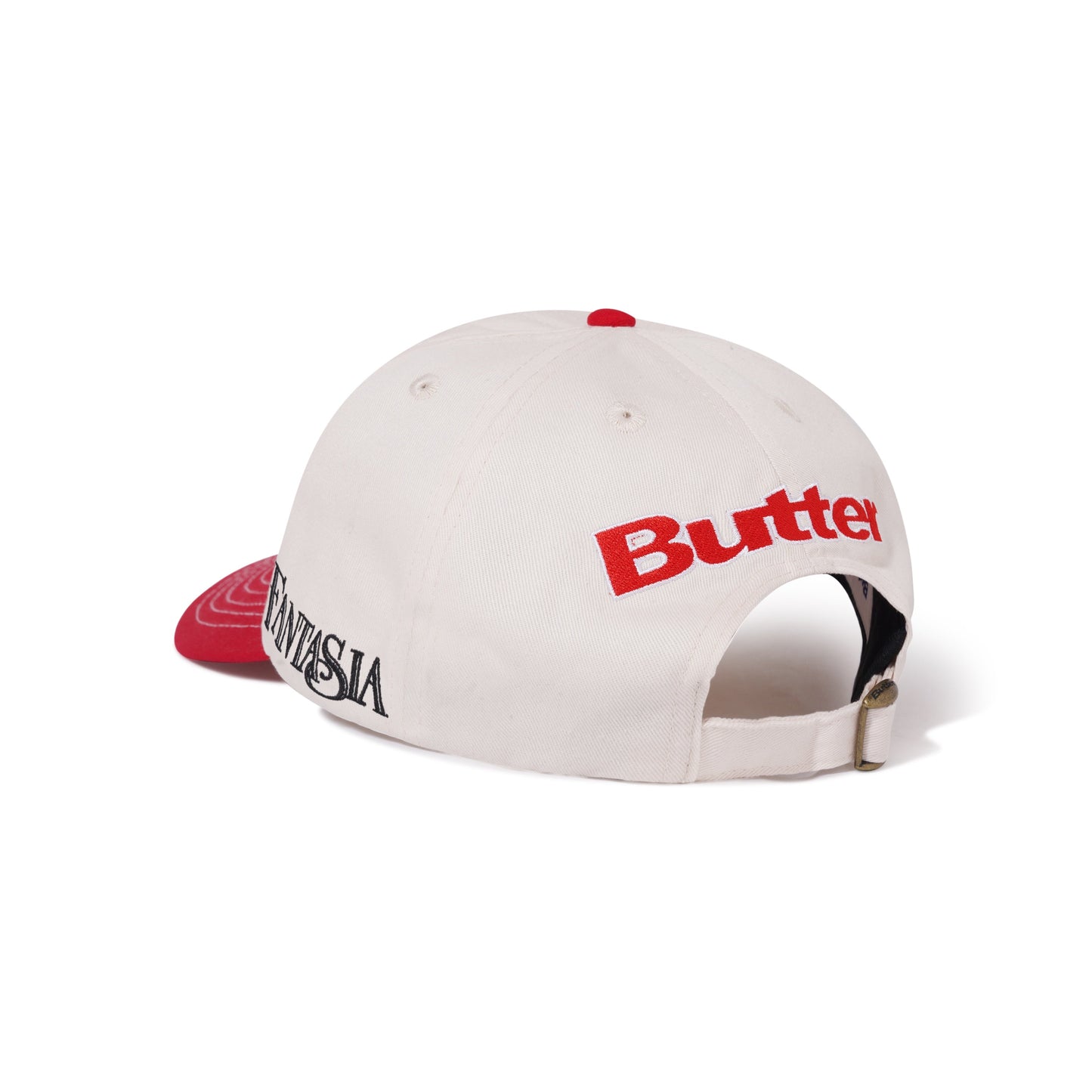 Fantasia 6 Panel Cap, Natural / Cherry