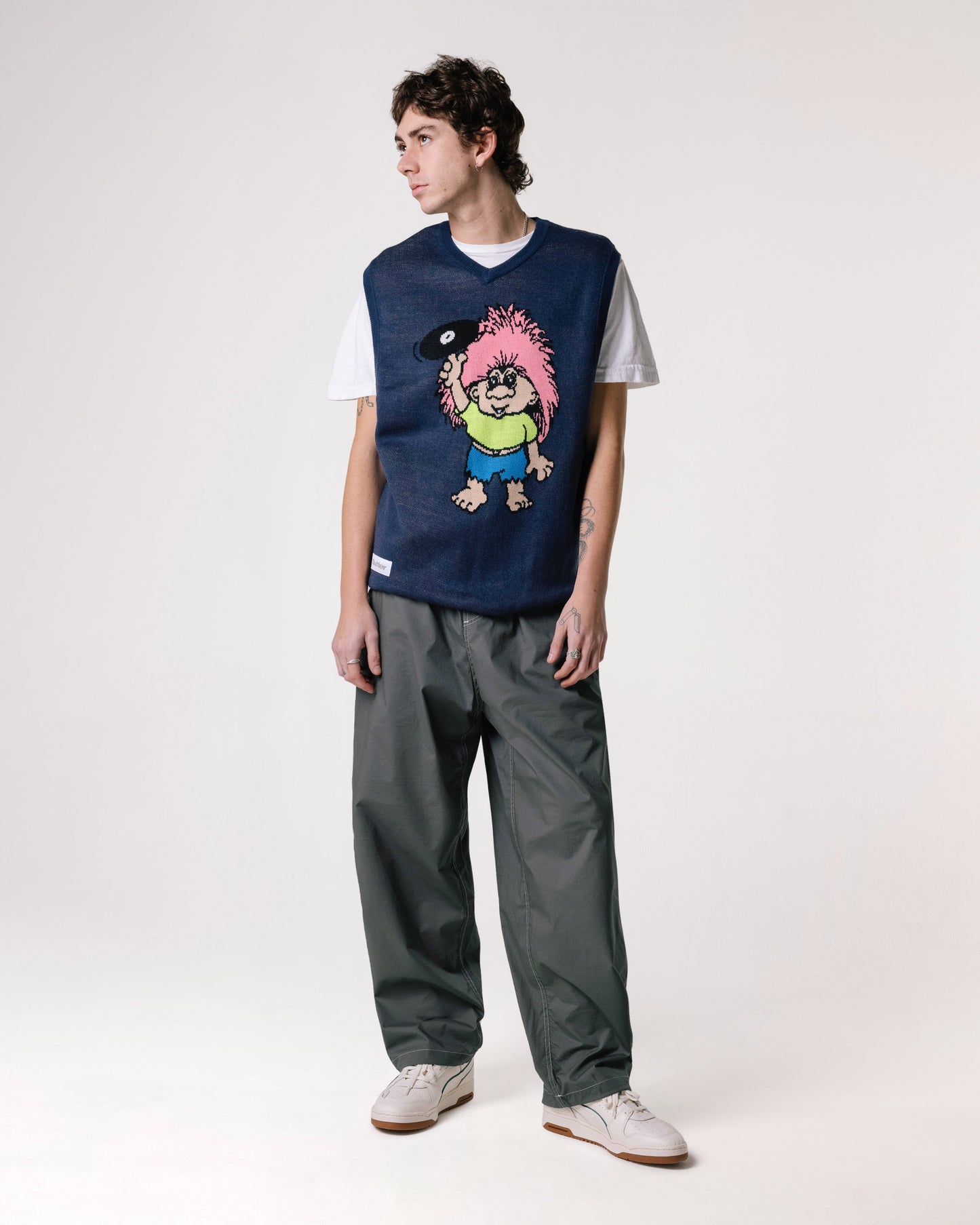  Troll Knit Vest, Brown