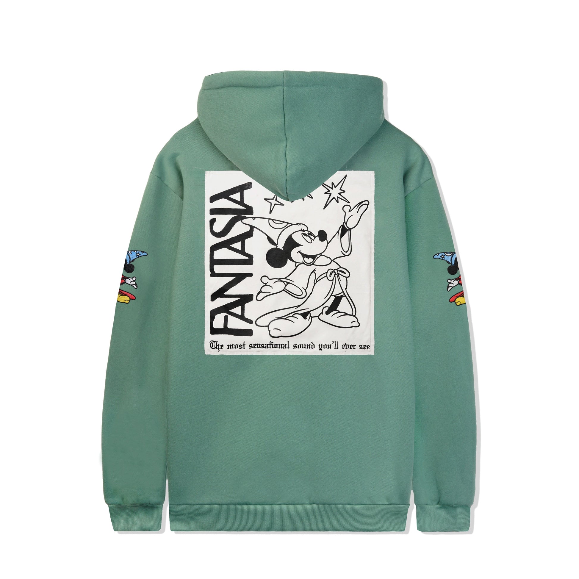  Applique Zip-Thru Hood, Sage