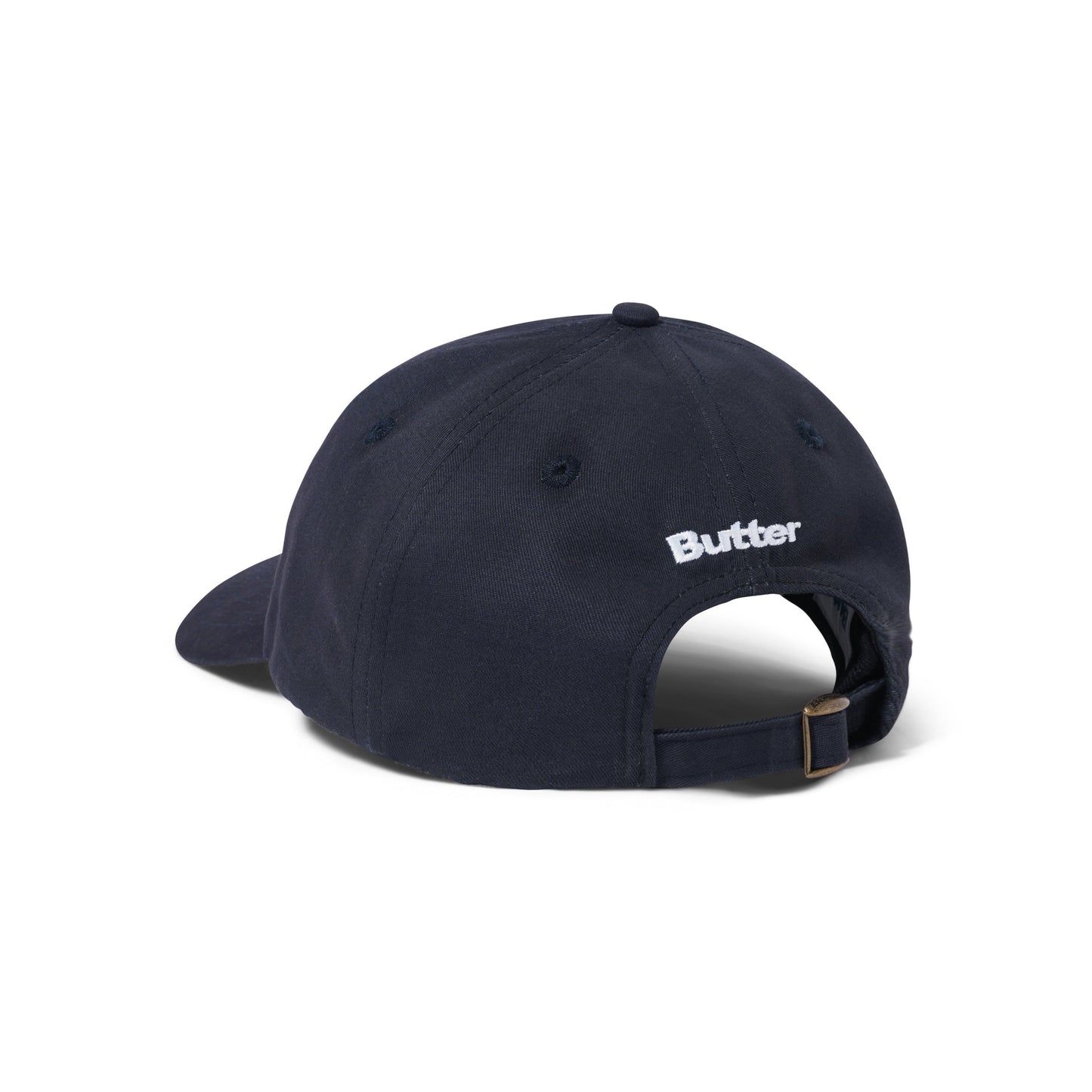 B Logo 6 Panel Cap, Navy