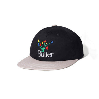  Bouquet 6 Panel Cap, Black / Tan
