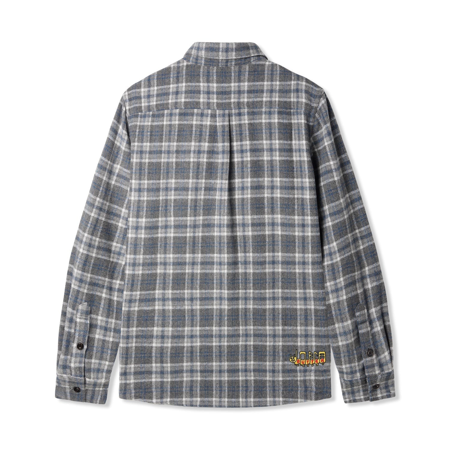  Caterpillar Flannel Shirt, Grey / Slate