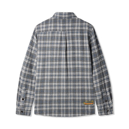  Caterpillar Flannel Shirt, Grey / Slate