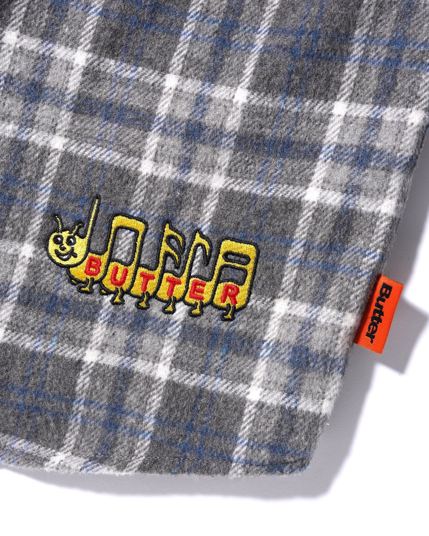  Caterpillar Flannel Shirt, Grey / Slate