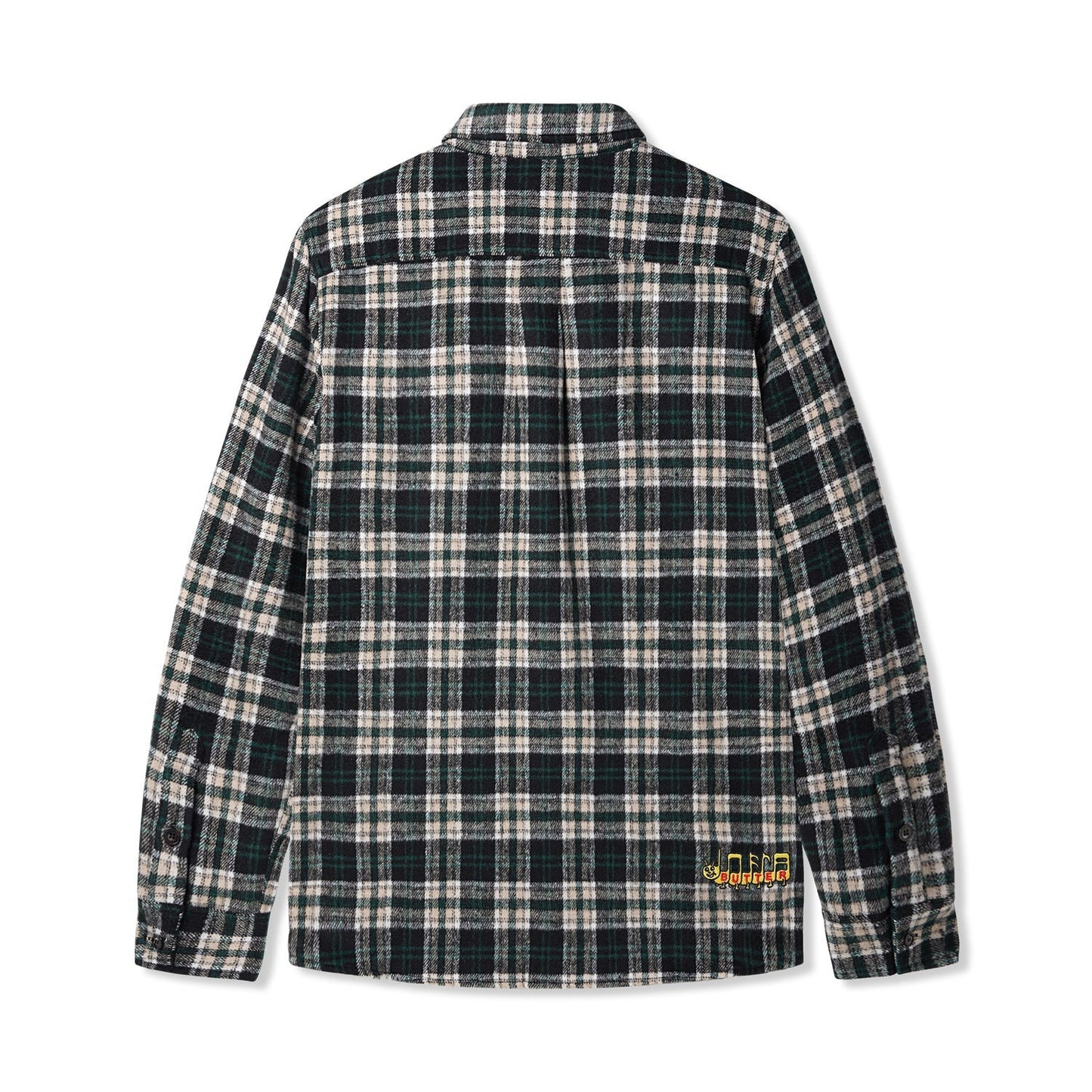  Caterpillar Flannel Shirt, Navy / Forest
