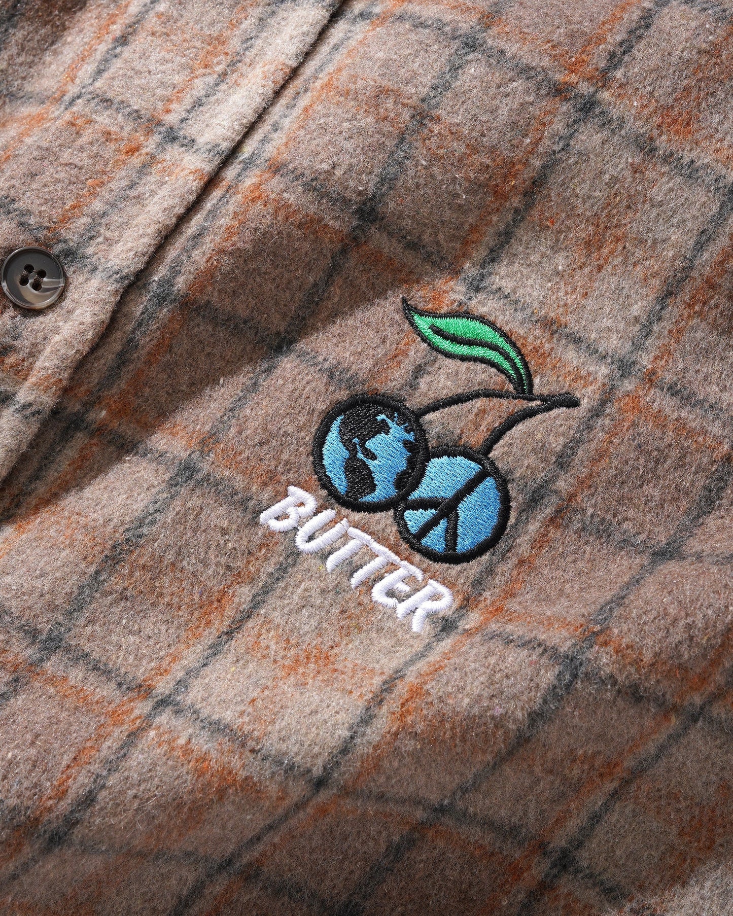  Cherry Flannel Shirt, Taupe