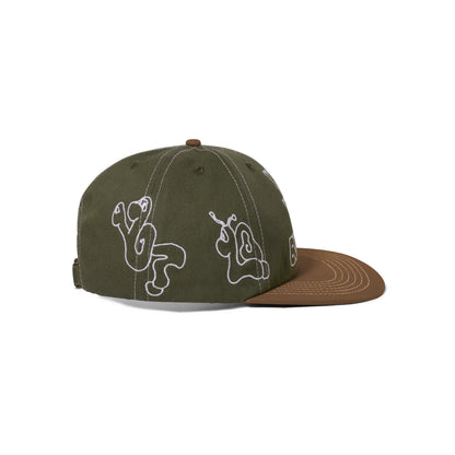  Critter 6 Panel Cap, Army / Brown