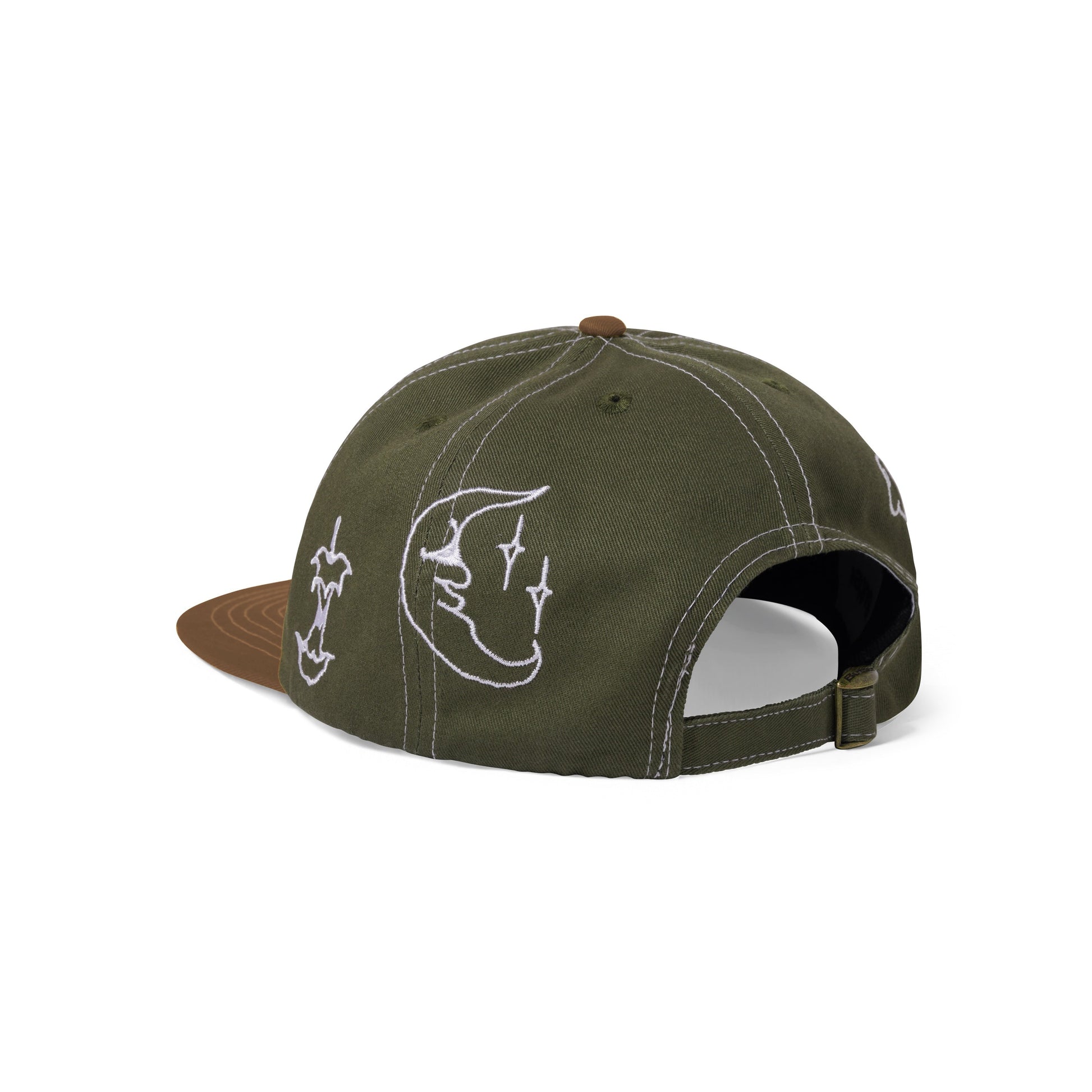  Critter 6 Panel Cap, Army / Brown