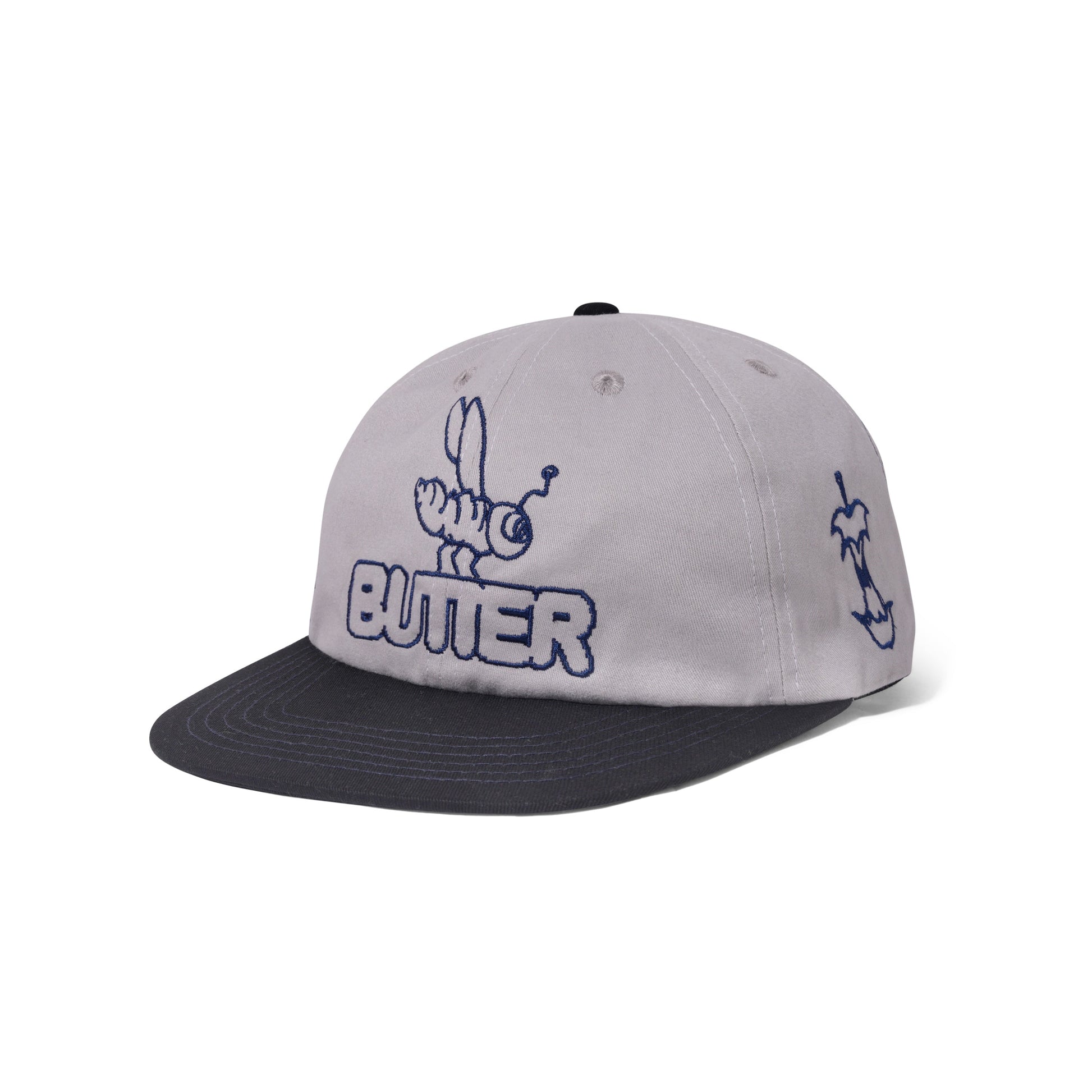  Critter 6 Panel Cap, Grey / Black
