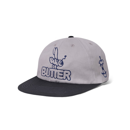  Critter 6 Panel Cap, Grey / Black