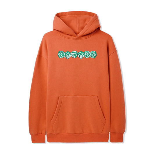  Cubes Embroidered Pullover, Orange