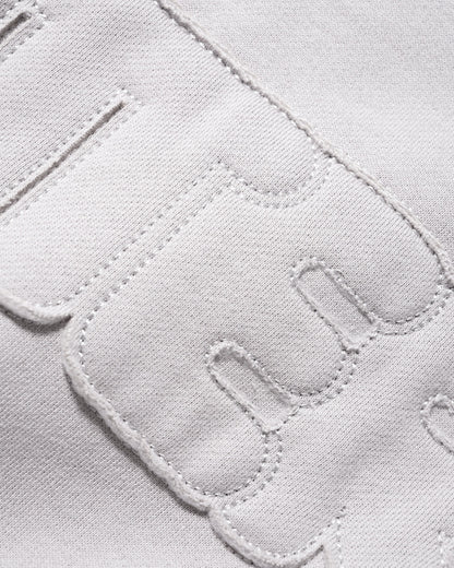 Fabric Applique Crewneck, Cement