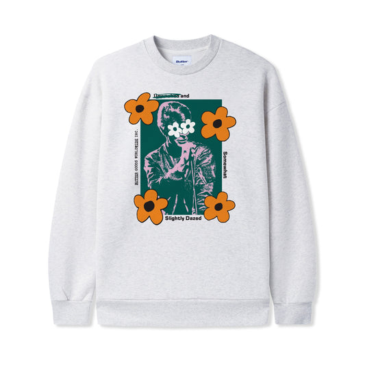  Dazed Crewneck, Ash Grey