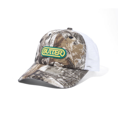  Denim Trucker Cap, Forest Camo