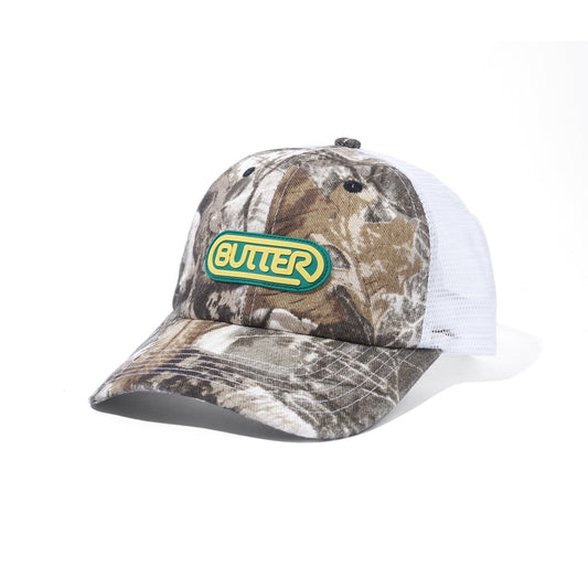  Denim Trucker Cap, Forest Camo