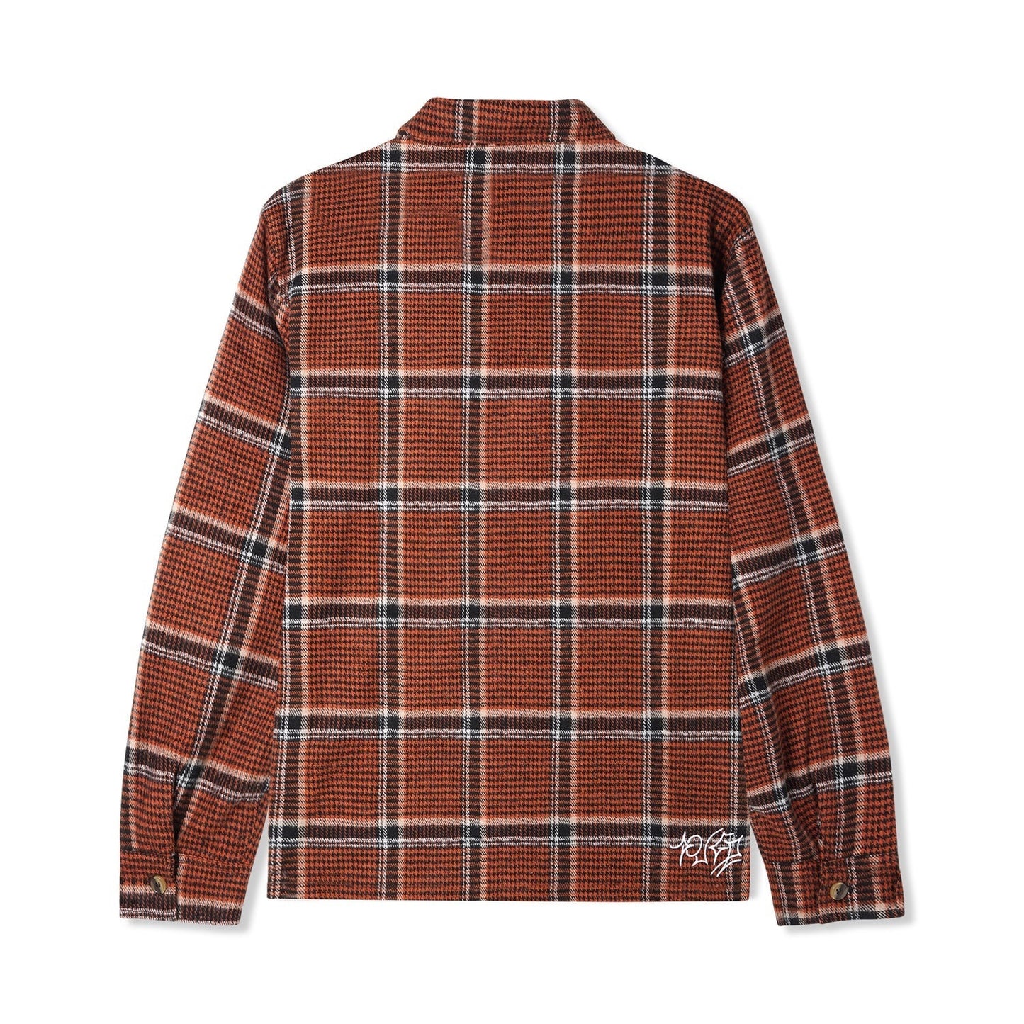  Dougie Plaid Overshirt, Rust / Black / White