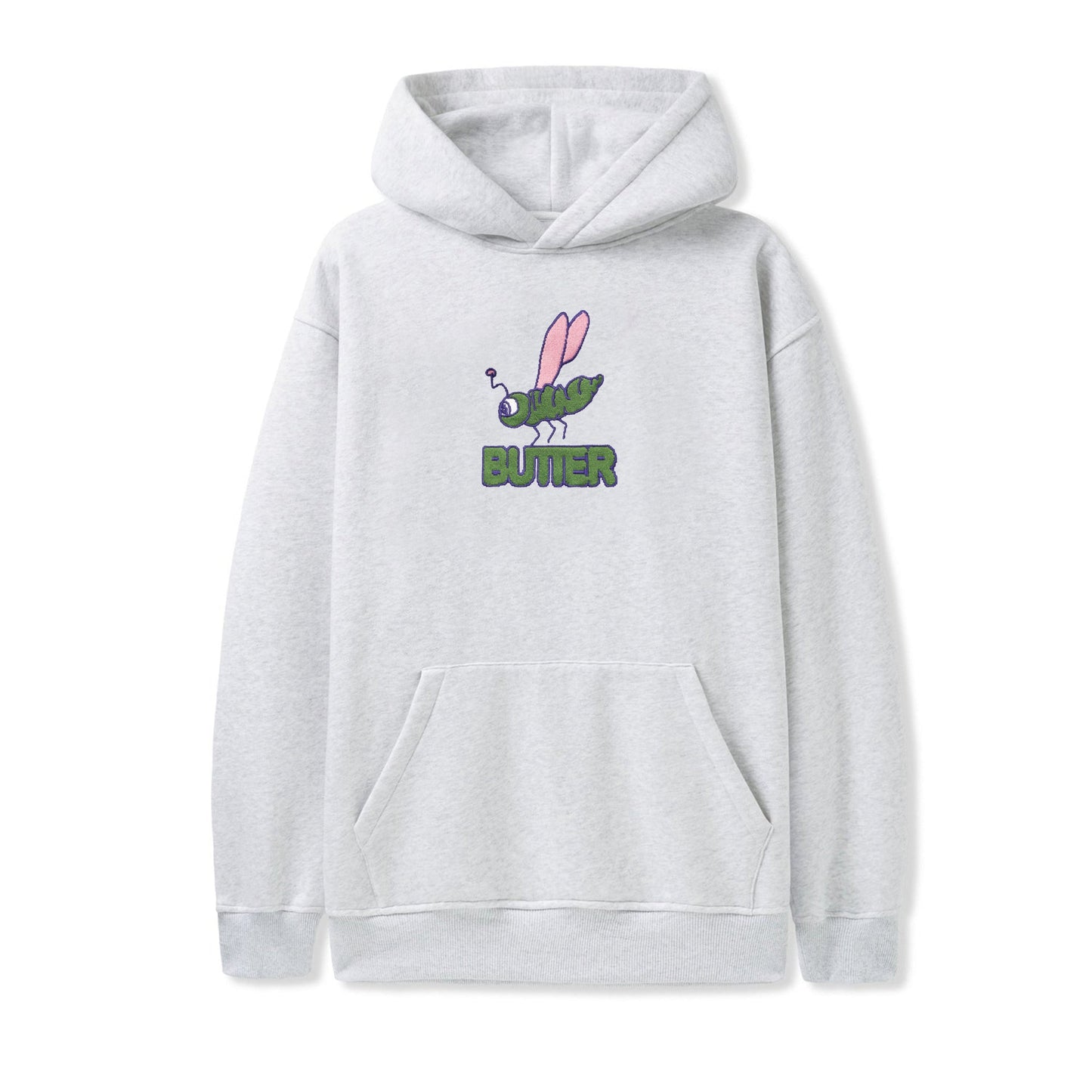  Dragonfly Embroidered Pullover, Ash