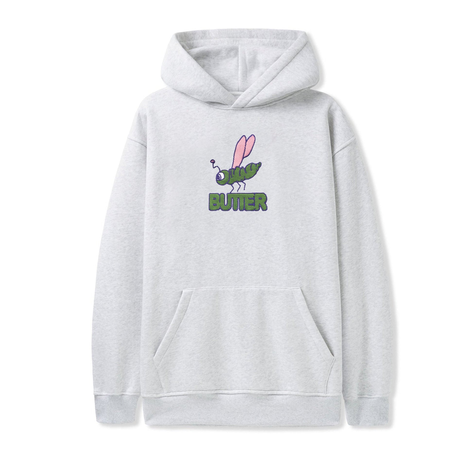  Dragonfly Embroidered Pullover, Ash