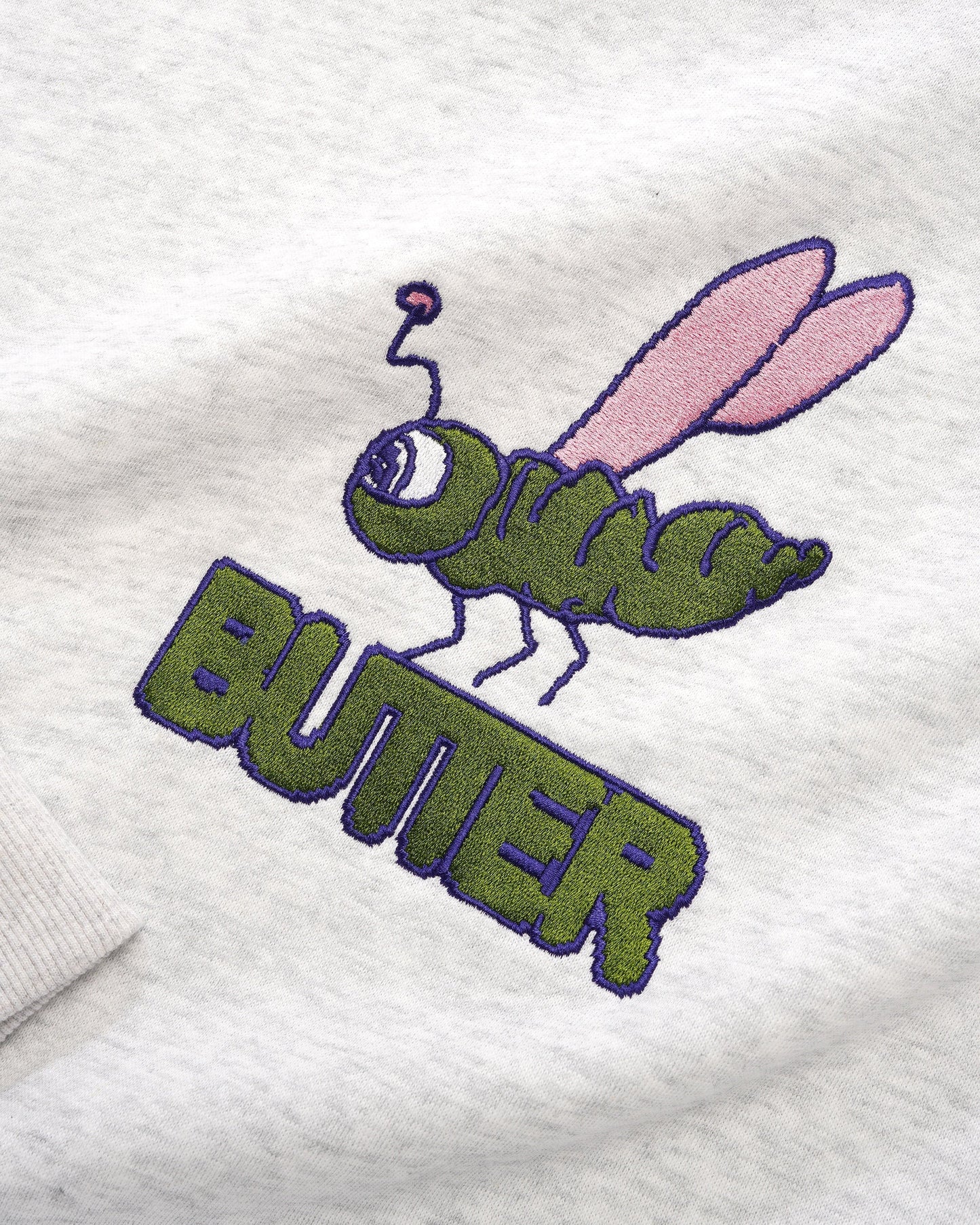  Dragonfly Embroidered Pullover, Ash