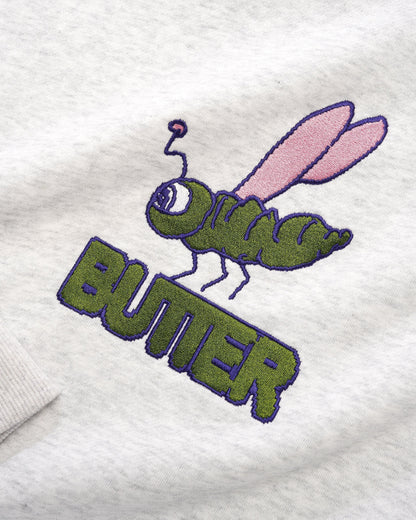  Dragonfly Embroidered Pullover, Ash