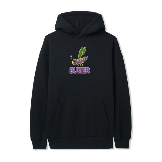  Dragonfly Embroidered Pullover, Black