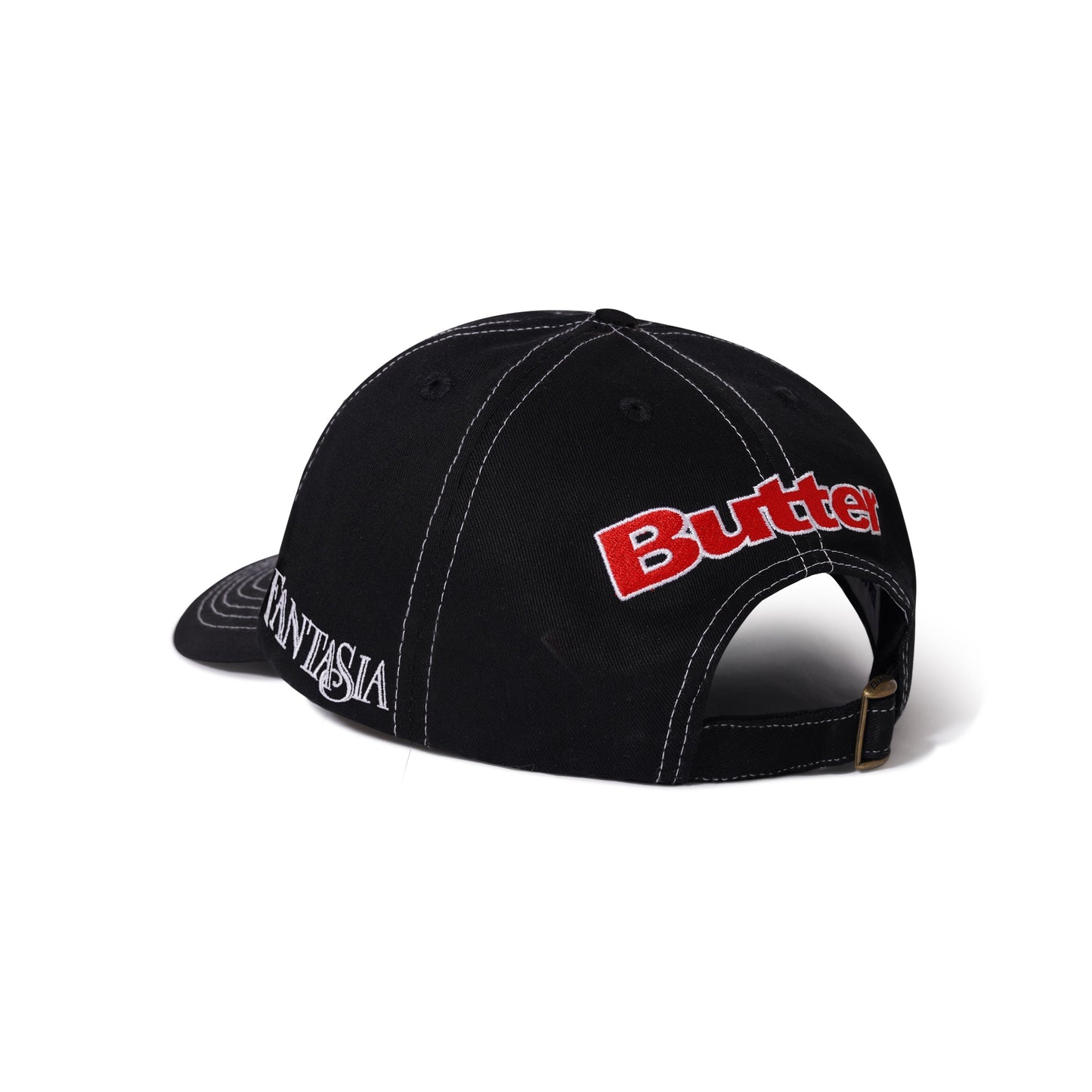  Fantasia 6 Panel Cap, Black