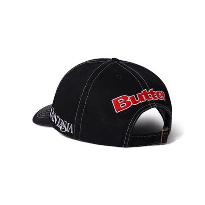  Fantasia 6 Panel Cap, Black