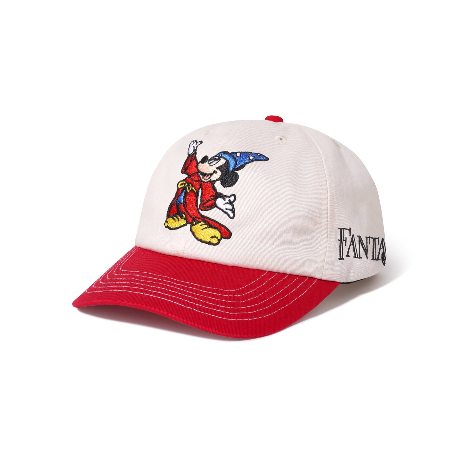  Fantasia 6 Panel Cap, Natural / Cherry