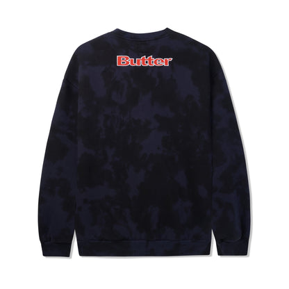  Fantasia Crewneck, Navy Tie Dye