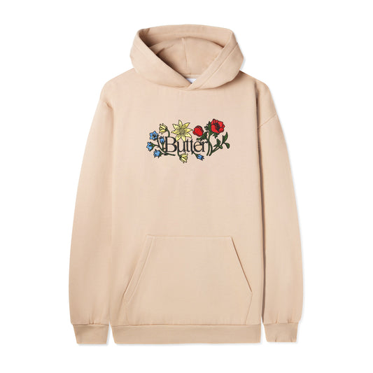  Floral Embroidered Pullover, Tan