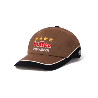  Internationale 6 Panel Cap, Brown / Black