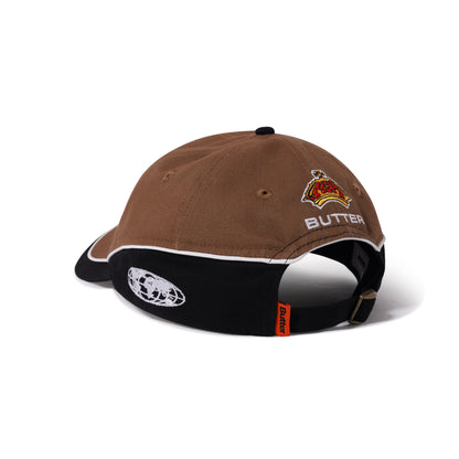  Internationale 6 Panel Cap, Brown / Black