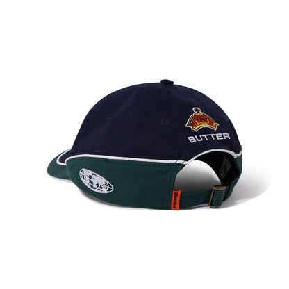  Internationale 6 Panel Cap, Navy / Forest