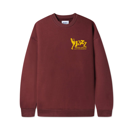  Jazz Research Crewneck, Sangria