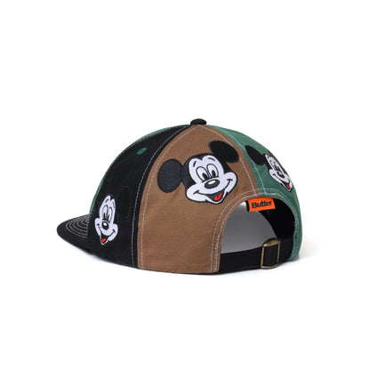  Mickey 6 Panel Cap, Army / Khaki / Black