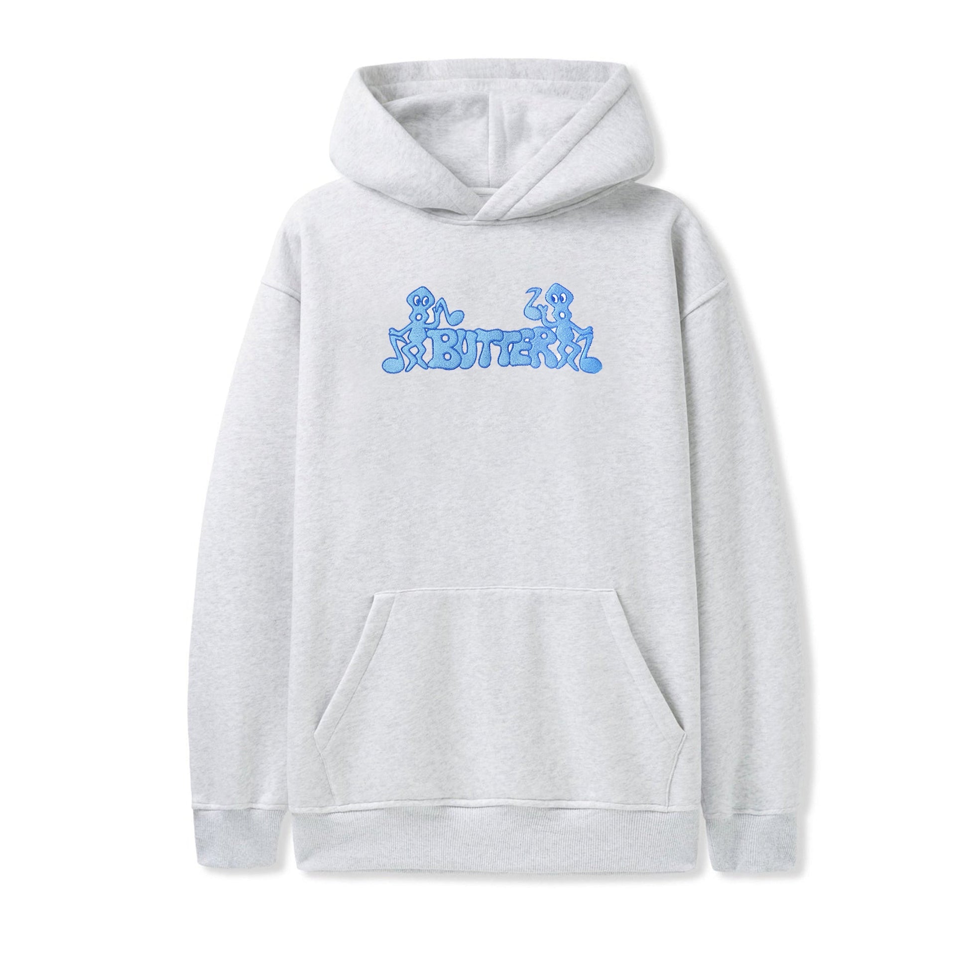  Notes Embroidered Pullover, Ash