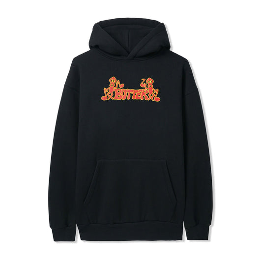  Notes Embroidered Pullover, Black