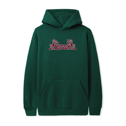  Notes Embroidered Pullover, Forest Green