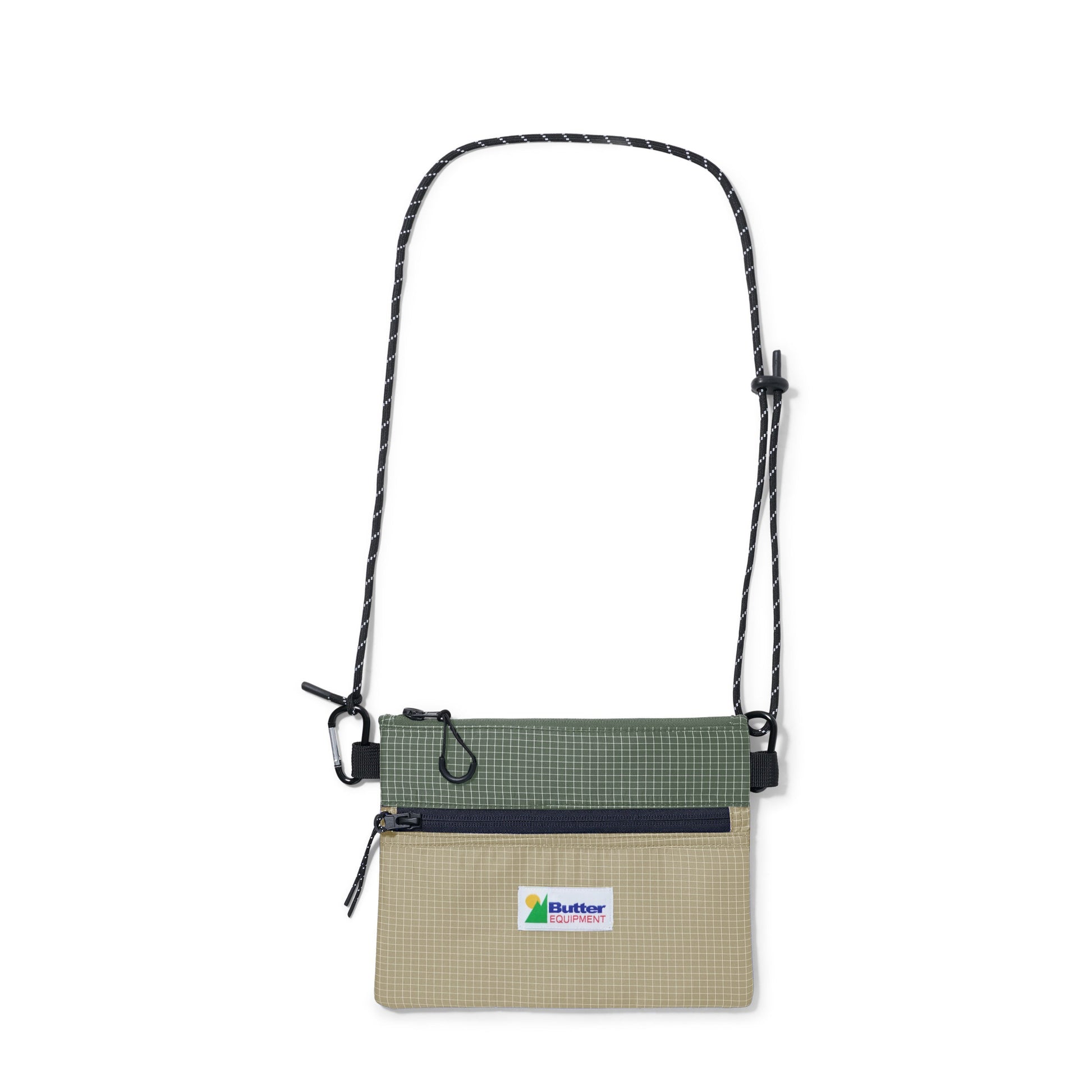  Paneled Ripstop Side Bag, Army / Khaki