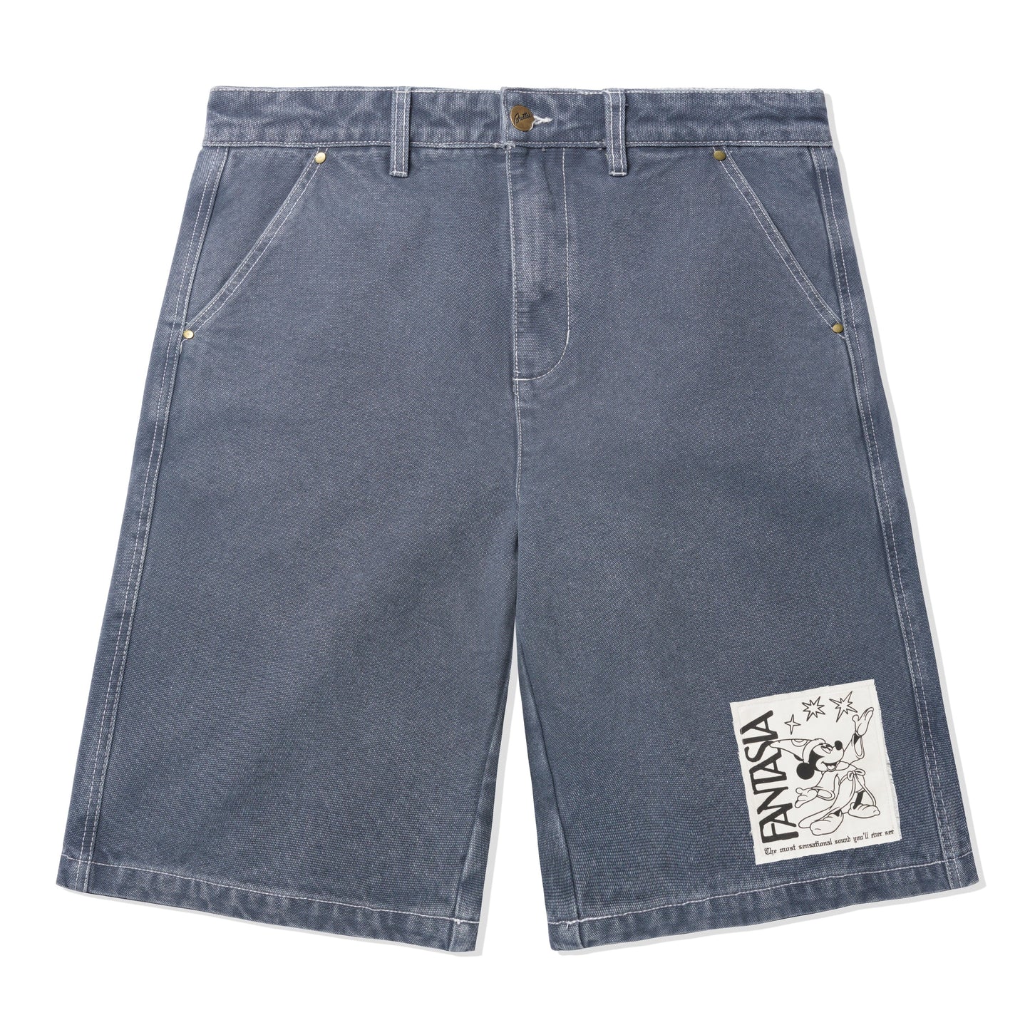  Patch Work Shorts, Slate