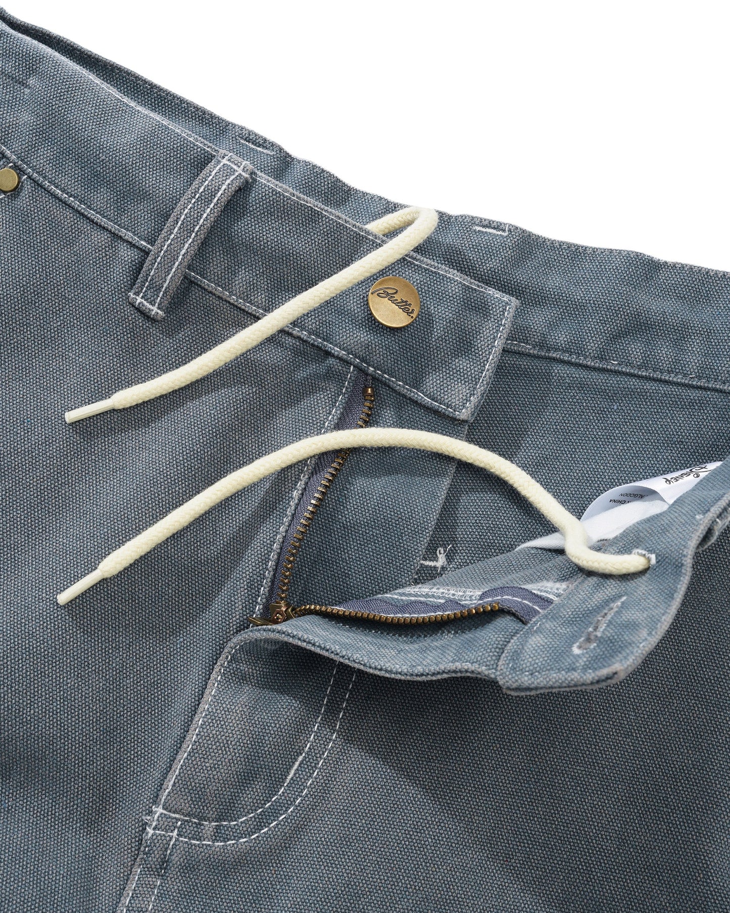  Patch Work Shorts, Slate