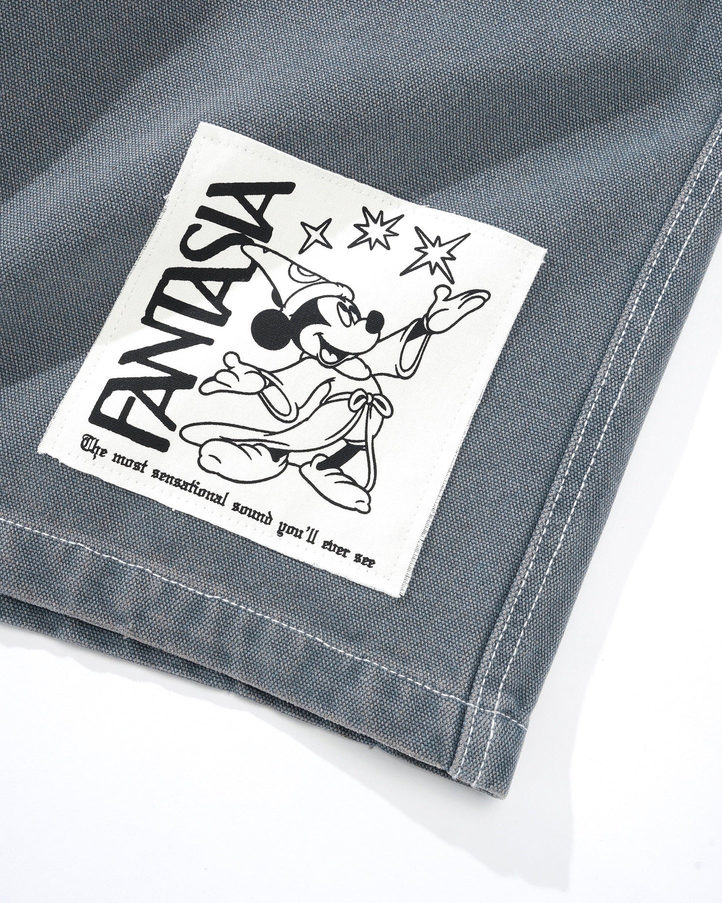  Patch Work Shorts, Slate
