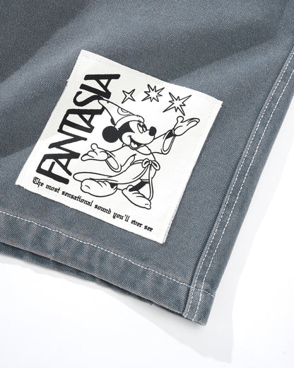  Patch Work Shorts, Slate