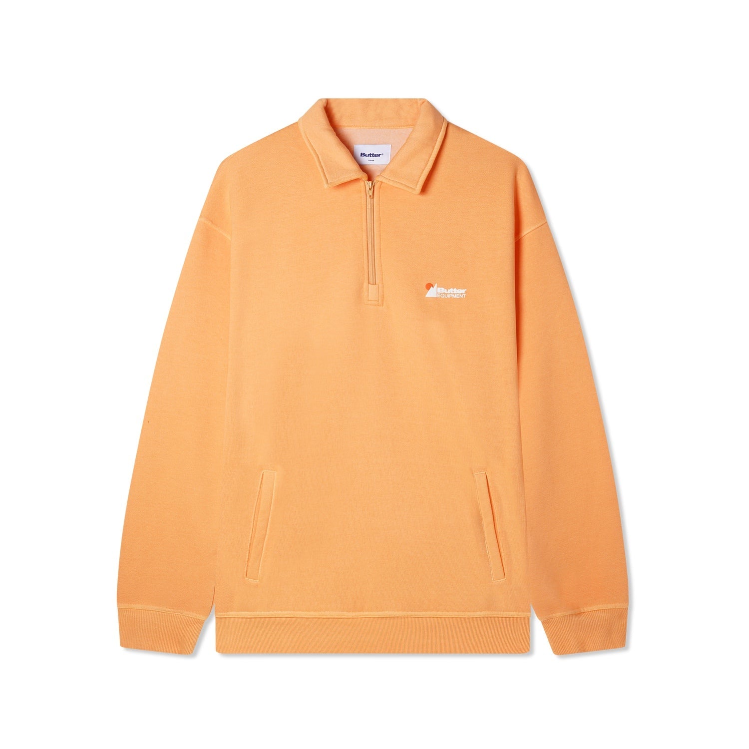  Pigment Dye 1/4 Zip Pullover, Sorbet