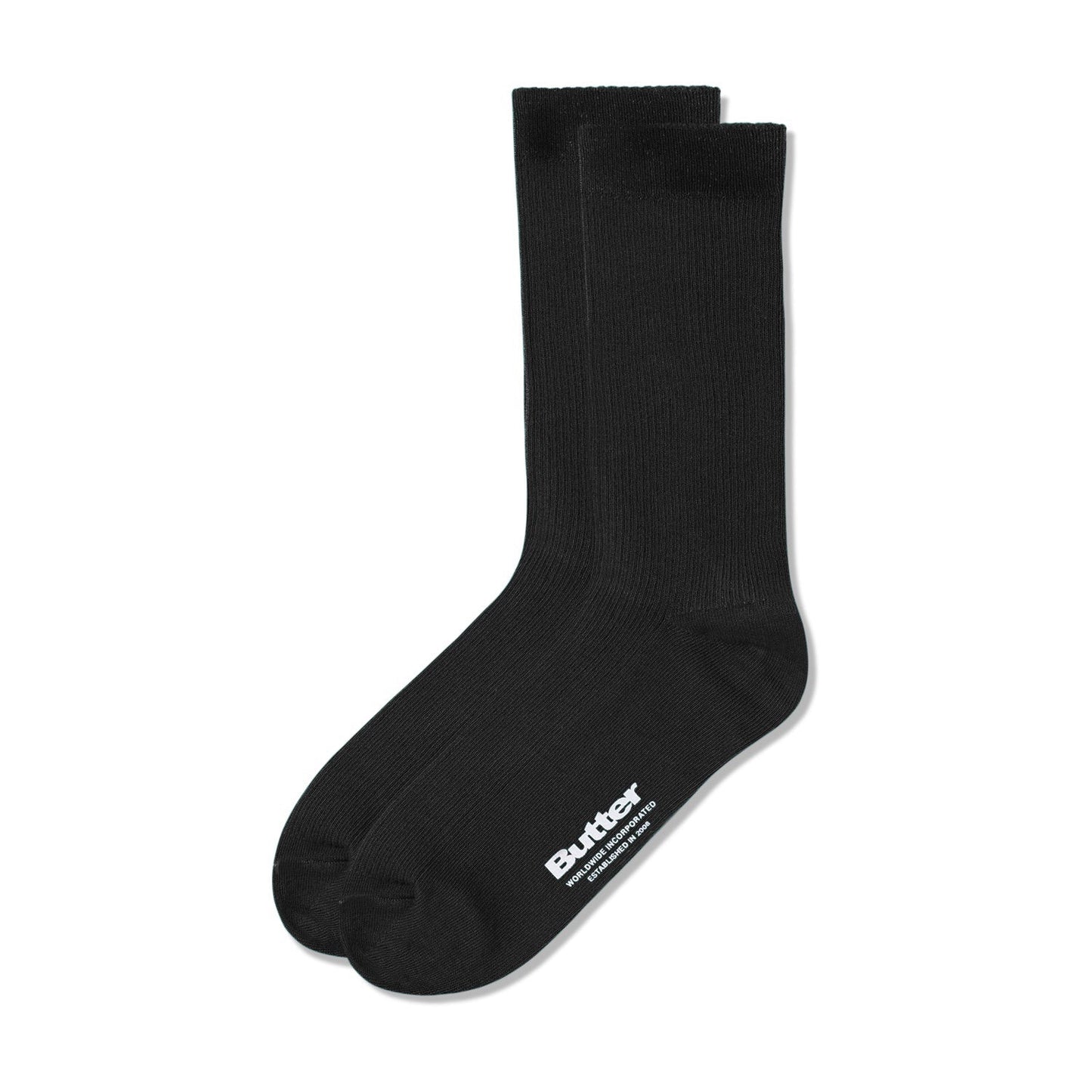  Pigment Dye Socks, Washed Black