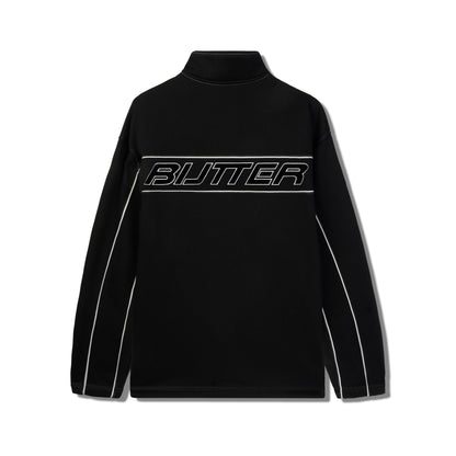  Pipe 1/4 Zip Pullover, Black