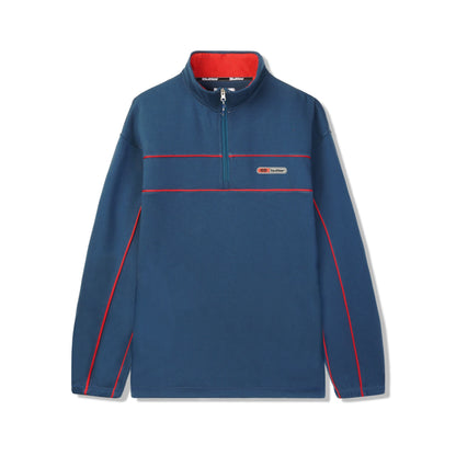  Pipe 1/4 Zip Pullover, Slate Blue