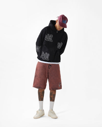  Tour 6 Panel Cap, Washed Brick