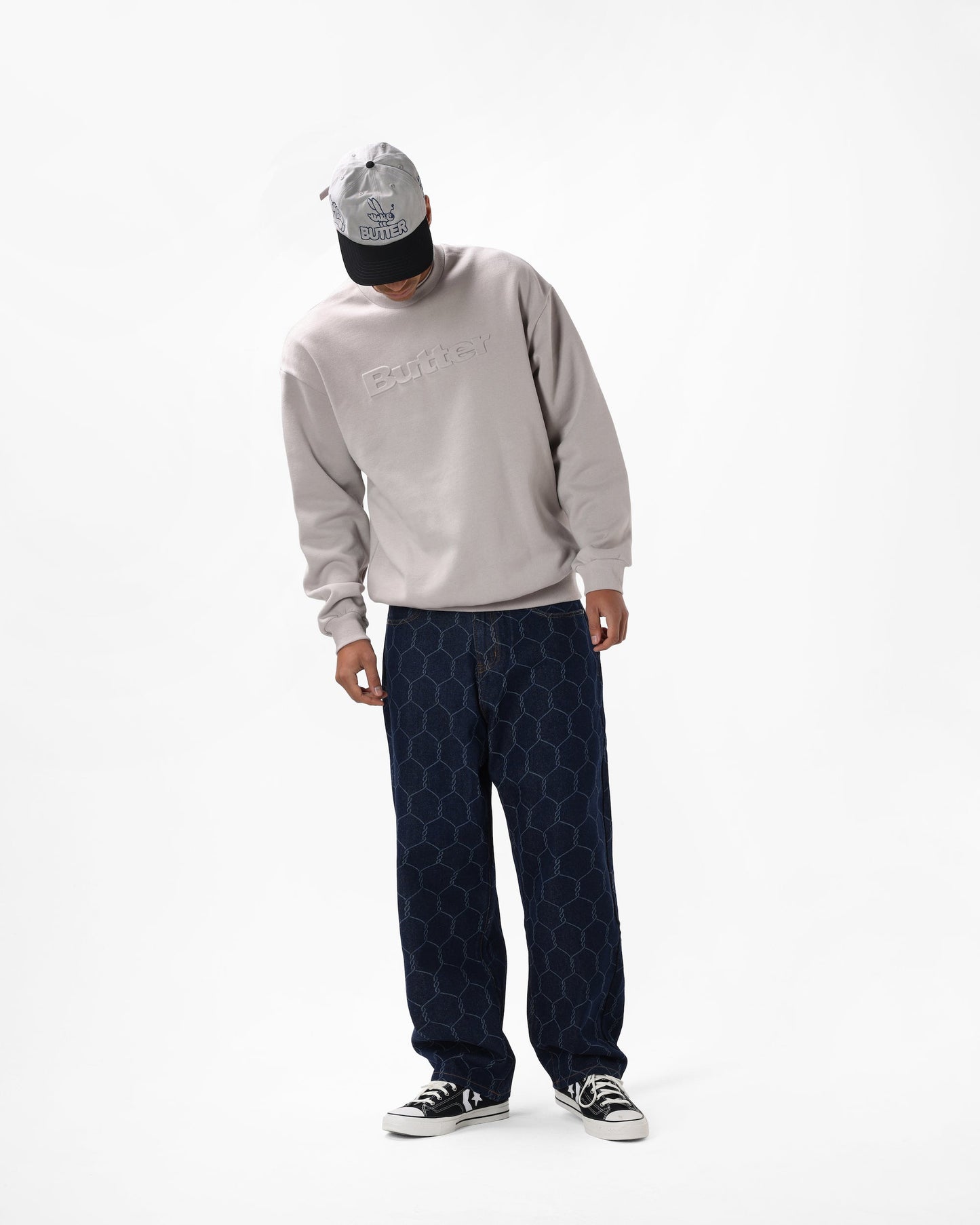  Critter 6 Panel Cap, Grey / Black
