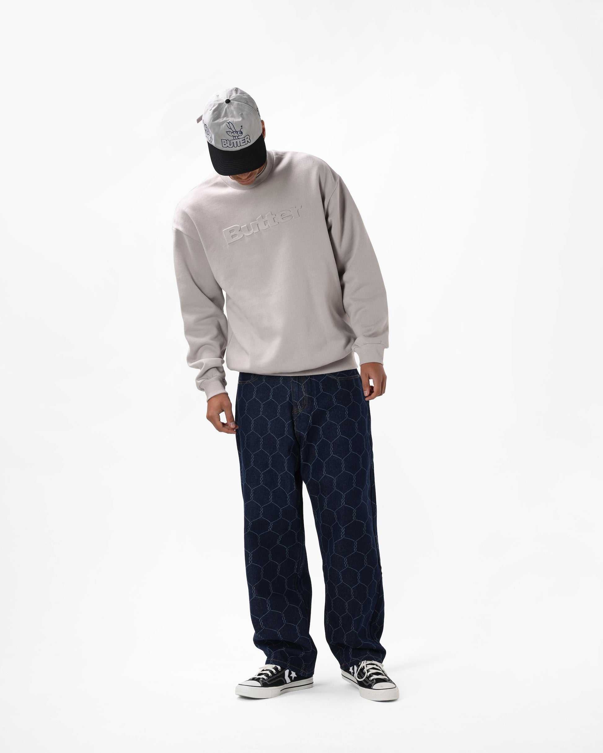  Critter 6 Panel Cap, Grey / Black